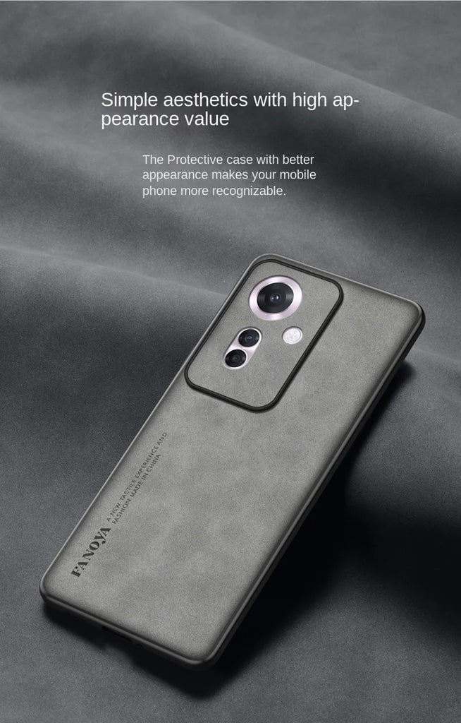 Oppo Reno 11 A CPH2603 Case Shockproof Silicone Bumper Hard Back Cover Matte Phone Case for Oppo Reno11 A Reno11A 5G CPH2603