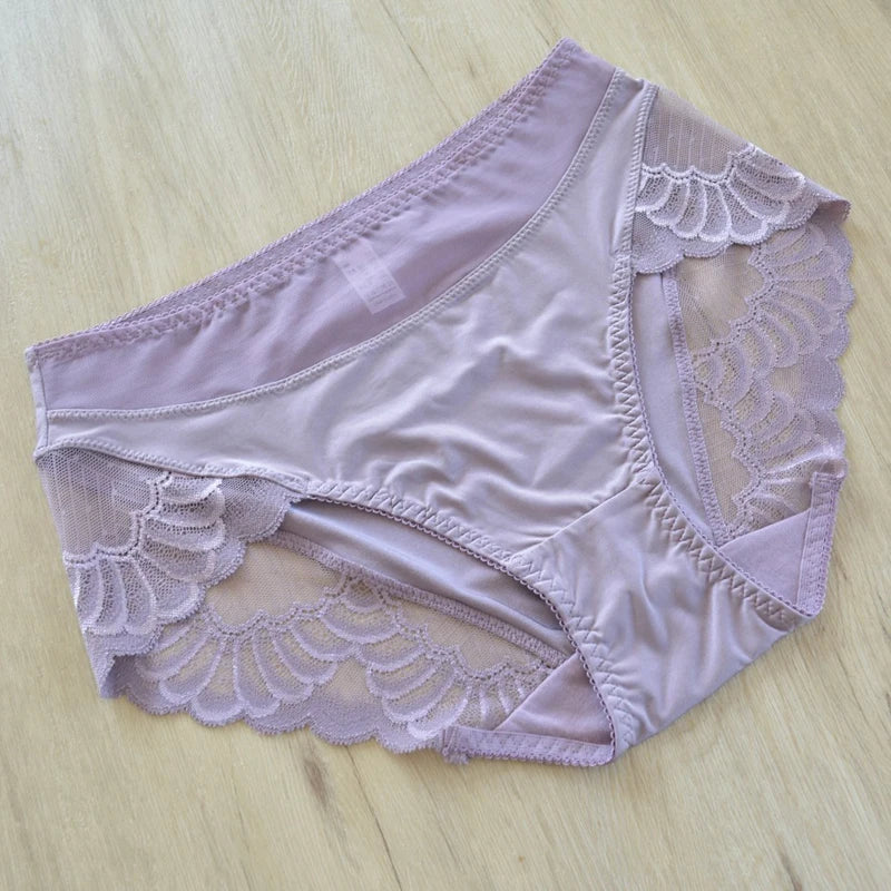 Plus size underpanties Fashion underwear Girl Briefs Pink Ladies Underpanty Comfortable Briefs Women's Panties Lingries