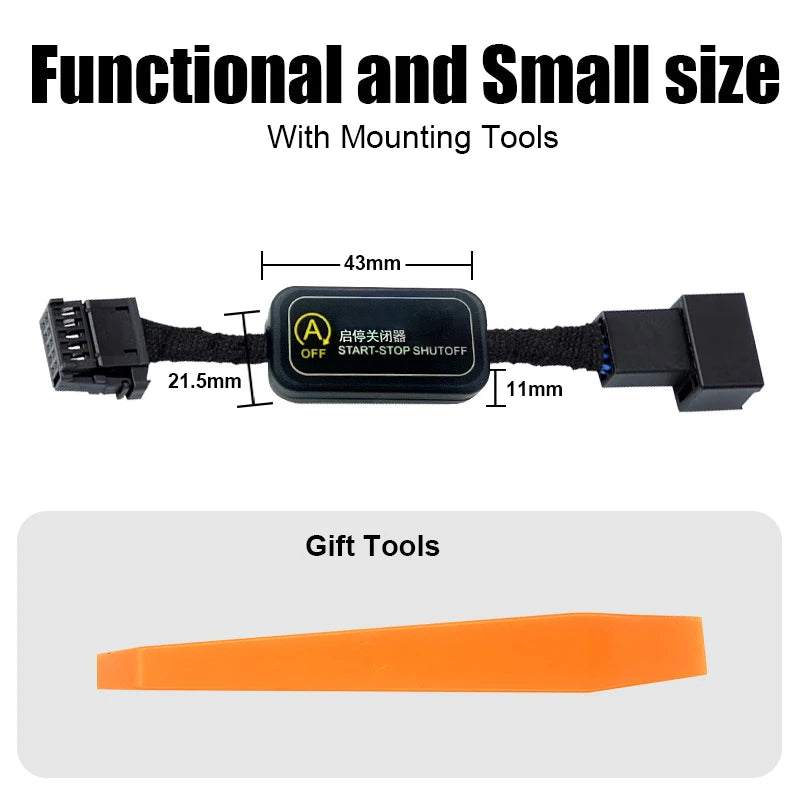 For AUDI A1 2011-2018 Car Automatic Stop Start Engine System Off Close Control Sensor Plug Smart Stop Cancel Auto Accessorie