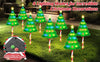 6/12 Pack Christmas Decorations Outside, Solar Christmas Pathway Lights Outdoor Candy Lights For Pathway Yard Garden Outside