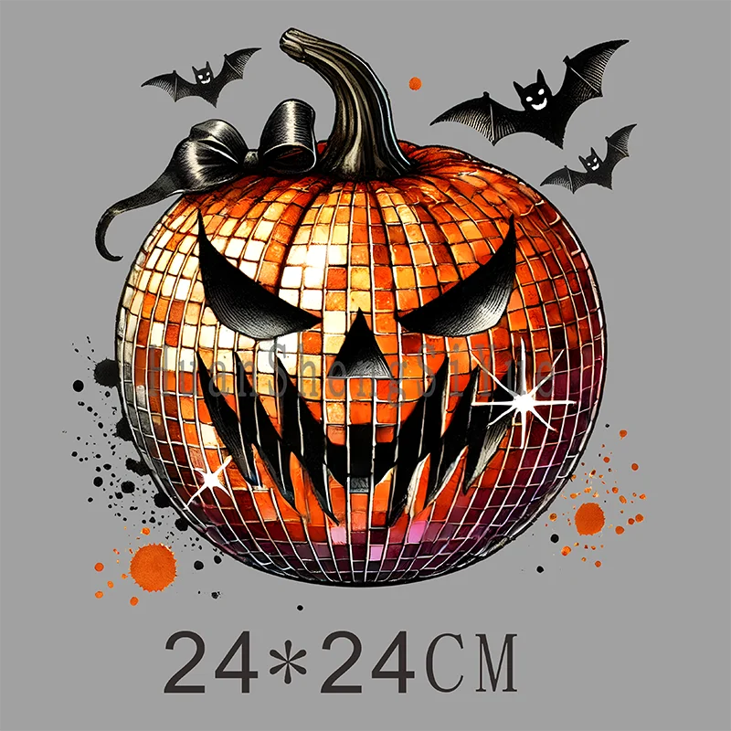 Ironed Sticker Clothing DTF Thanksgiving Halloween Fashion T-shirt Hoodie DIY Jacket Patch Is Waterproof