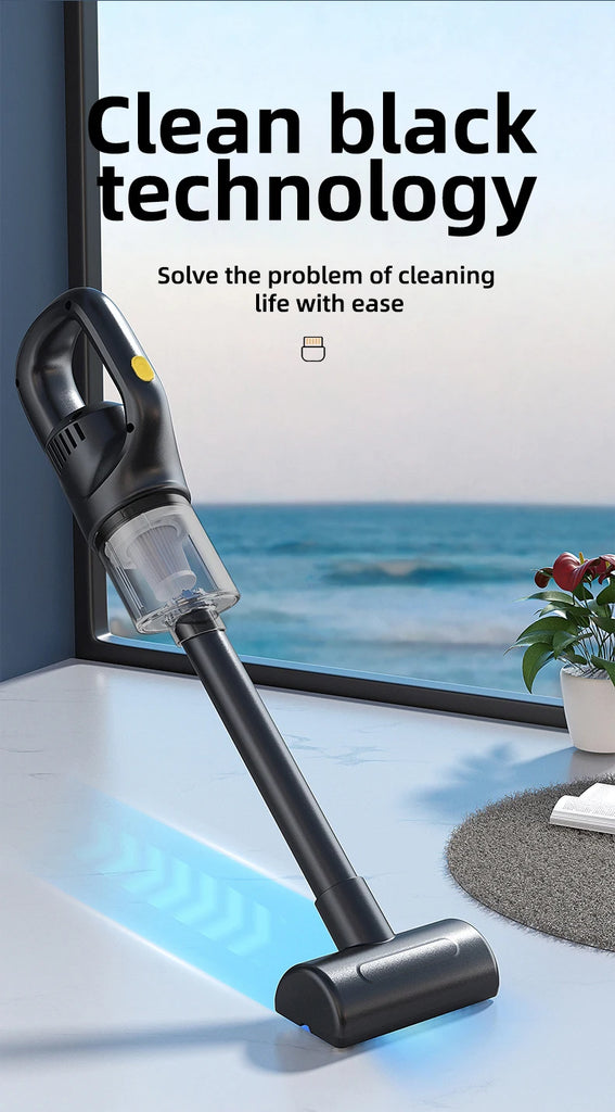 Wireless Handheld Vacuum Cleaner Cordless Handheld Chargeable Auto Vacuum for Home & Car & Pet Mini Vacuum Cleaner 50000Pa