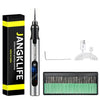 JANGKLIFE USB Cordless Rotary Tool Kit Woodworking Engraving Pen DIY For Jewelry Metal Glass Mini Wireless Drill