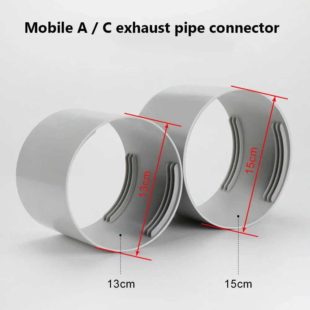13/15cm Portable Air Conditioner Exhaust Pipe Hose Interface Connector 1.5/2M Portable Flexible Conditioner Exhaust Hose Tube ﻿