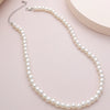 Simple Imitation-Pearl Beaded Short Choker Necklace for Men Trendy White Beaded Chains on Neck Accessories 2023 Fashion Jewelry