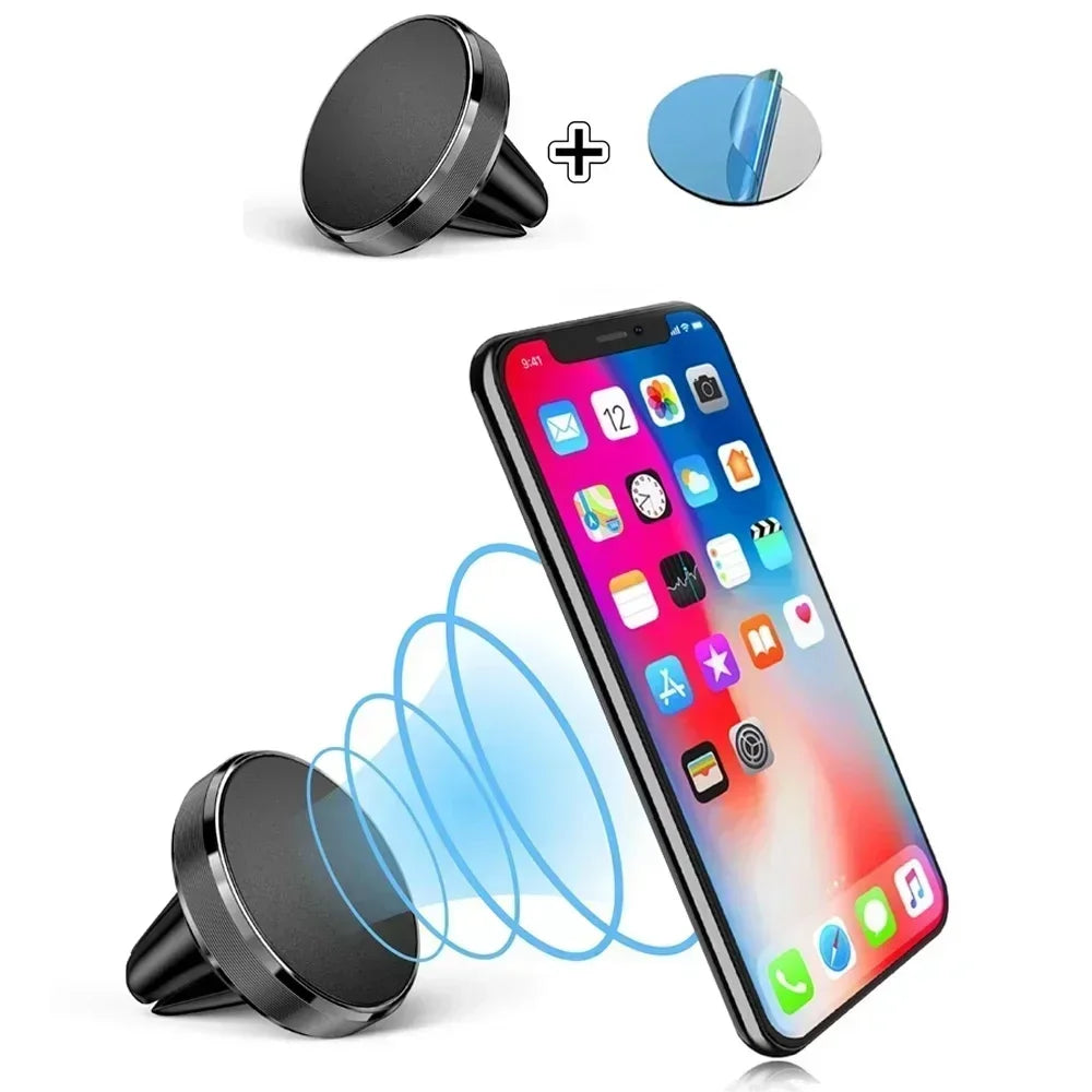 Air Vent Magnet Smartphone Mobile Stand Cell GPS Support Magnetic Car Phone Holder For iPhone 12 13 14 15 16 Pro Xiaomi Samsung