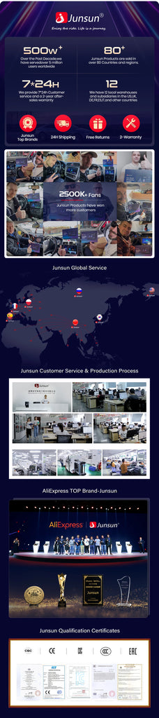 Junsun Wireless CarPlay for Apple Android Auto Car Radio for BMW E46 M3 X5 1998-2006 GPS RDS Touch Screen