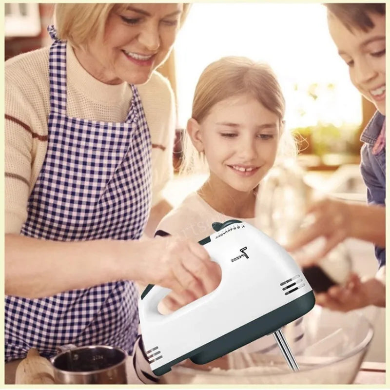 Multifunctional Electric Food Blender 7 Speed Mini Mixer Food Cake Baking Dough Mixer Handheld Mixer Egg Beater Automatic Cream