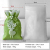 3D Christmas Gift Bag Relief Elk Tree Silicone Mold Handmade Aroma Candle Plaster Ornament Molds Candle Making Supplies