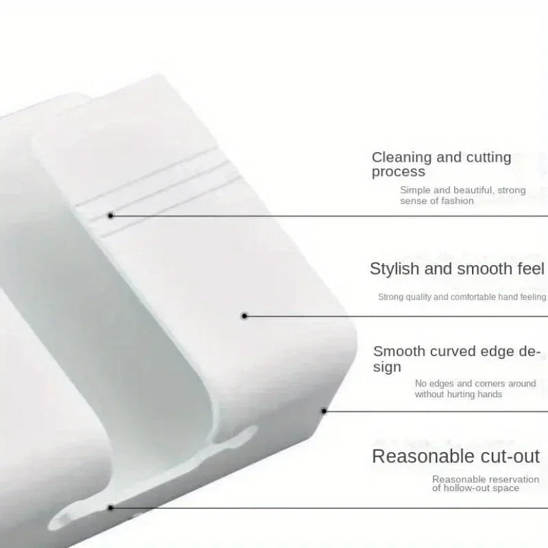 1PC Wall Mobile Phone Holder Plug Phone Charging Stand Remote Control Storage Box Bracket Punch-Free Mounted Organizer Holders