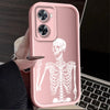 Skull Silicone Phone Case On For OPPO A57 A74 A95 A60 A78 A83 A76 A58X A96 A97 A94 A93 A73 A58 A77 A56S A55 A54 A53 4G 5G Cover