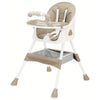 Foldable Baby High Chair 6 Months Plus, with Large Antislip Pad & ToyRack, Easy to Clean Feeding , E500