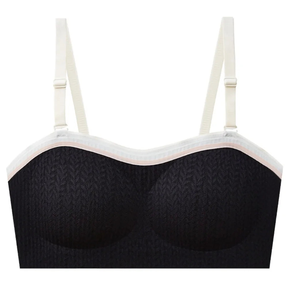 Lingerie Adjustable Wireless Bra Close-fitting Elastic Traceless Brassiere for Women Anti-sagging Gathered Breasts Seamless Bras