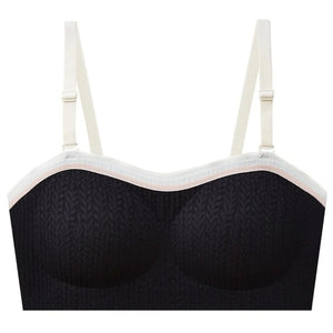 Lingerie Adjustable Wireless Bra Close-fitting Elastic Traceless Brassiere for Women Anti-sagging Gathered Breasts Seamless Bras