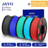 JAYO PETG 3D Filament 1.75MM High Speed PETG 3D Printer Filament 4Rolls High Flow Speedy Matte Effect 3D Printing Mateials
