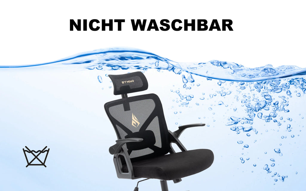 Symino Office Chair With Adjustable Headrest, Armrests, Lumbar Support, Ergonomic Office Chair, Rotating Rocker Function