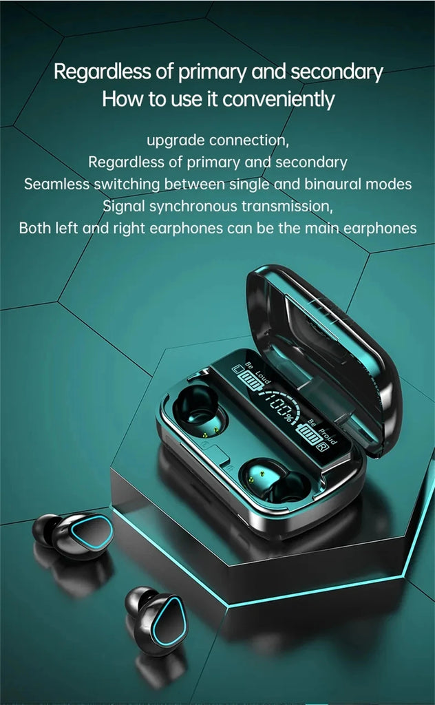 Bluetooth Wireless Headphones TWS Auriculares With Microphone Fone De Ouvido In Ear Headset Gamer Earphones Power Bank Handfre