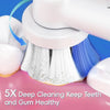 Smart Rotating Electric Toothbrush, Rechargeable Rotary Toothbrush  Heads, Compatible with Oral B Replacement Brush Heads
