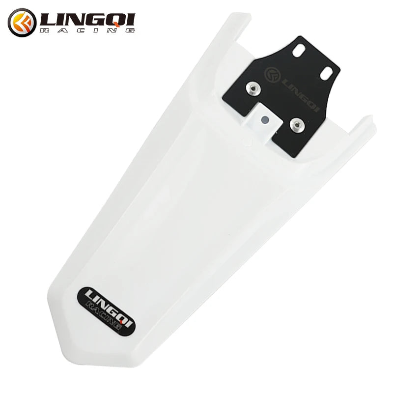LINGQI RACING  Motorcycle Rear Wheel Fender Cover Mudguard Plastic Protection Guard For Light Bee  Electric Bike