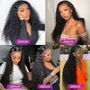 40 46 Inch Deep Wave 13x6 13x4 Hd Lace Front Human Hair Wig 250 Density Water Curly 360 Lace Frontal Wigs Human Hair For Women