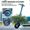 iscooter i10pro Electric Scooter 10 Inch Tire 800W 48V 15Ah Foldable eScooter Max speed 45km/h Range 60KM Kick Scooter With App