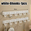 Punch-free wall-mounted living room clothes hanger load-bearing hook towel bathroom wall strong adhesive hanger