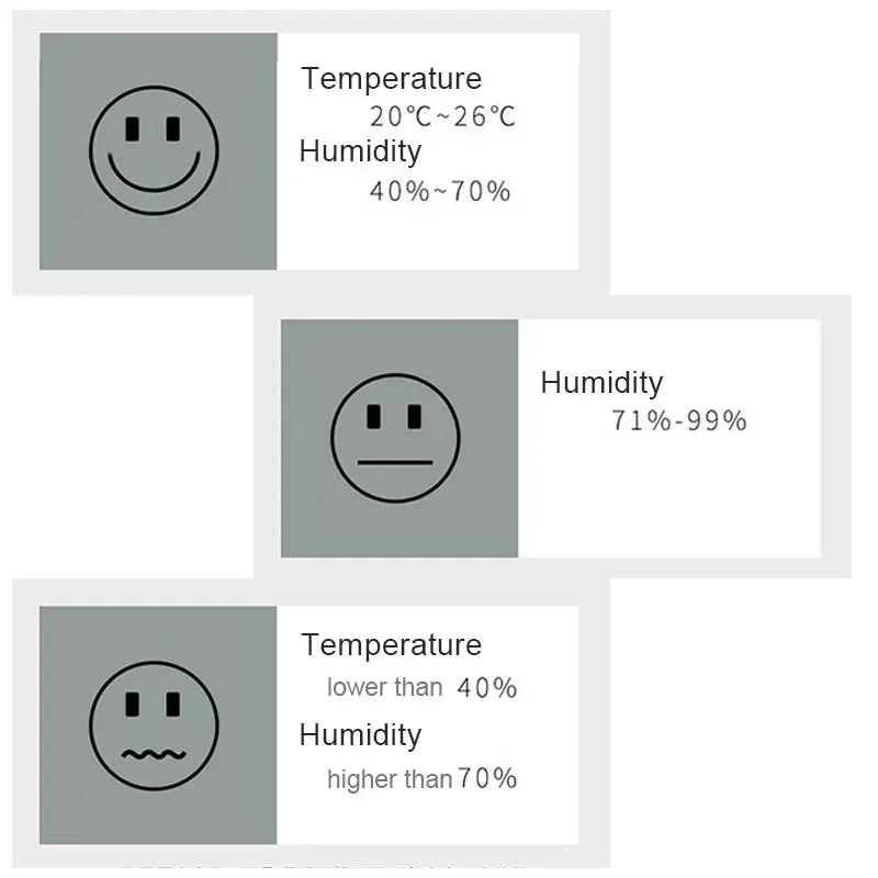 Mini LCD Digital Thermometer Hygrometer Indoor Room Temperature Humidity Meter Sensor Gauge Weather Station Set