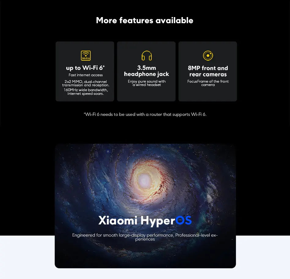 Global Version POCO Pad Tablet 12.1'' 120Hz 2.5K LCD Display Snapdragon 7s Gen 2 Octa core 10000mAh Battery 33W Charging