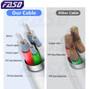 FASO Quality USB Charger Cable for iPhone 14 8 7 6S Plus 13 12 Pro XS Max XR SE Fast Charging Cord Data Sync Line 1m 2m 3m