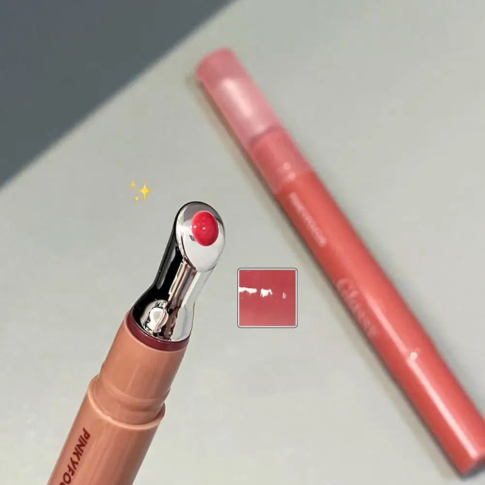 Lip Gloss Vitamin E Lip Serum, Hydrating & Plumping Tinted Lip Gloss, Moisturizing Lip Balm For Glossy Sheer, Smooth Lips