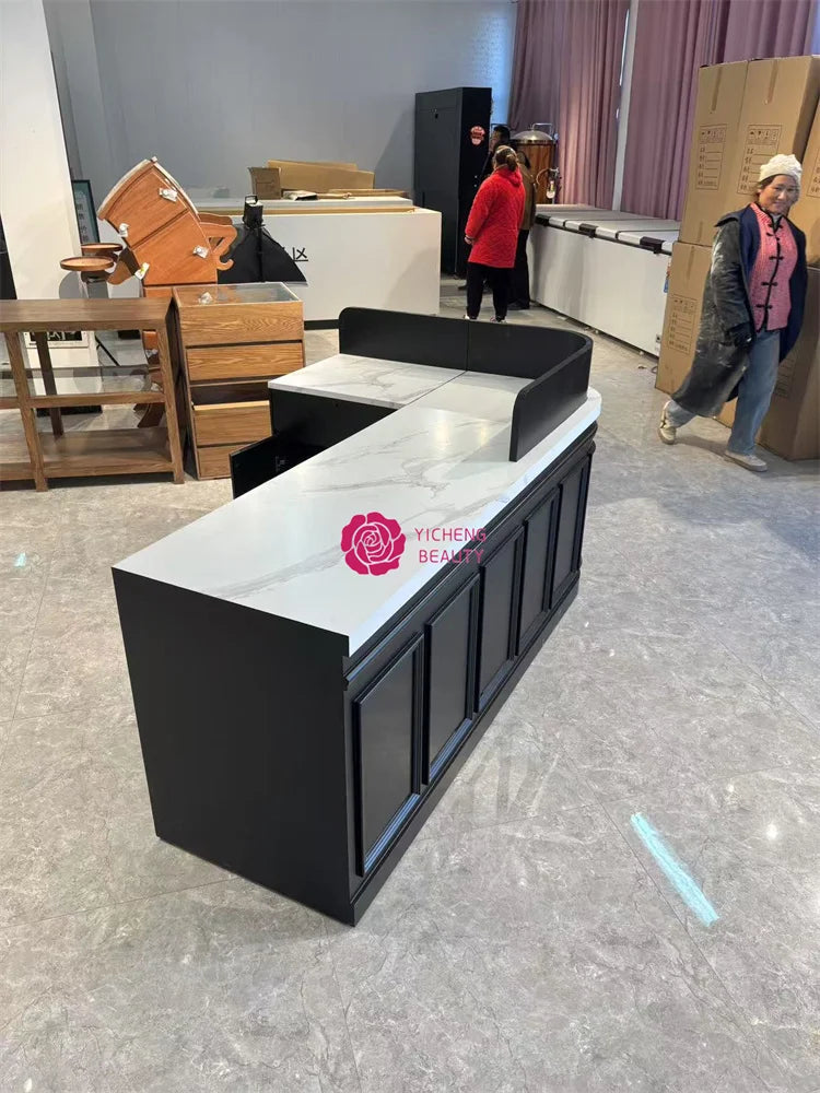 Beauty Luxury Front Desk Sport Center Reception Desk Modern Design Reception Desk For Beauty Salon With Cheap Price