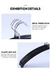 5PCS Impregnated Plastic Semi-circle Adult Clothes Hanging No Trace Non-slip Bolting Clothes