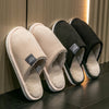 Winter Warm Slippers Men House Non Slip Soft Shoes Comfortable Flat Heel Home Indoor Bedroom Plush Slippers Bedroom Female shoes