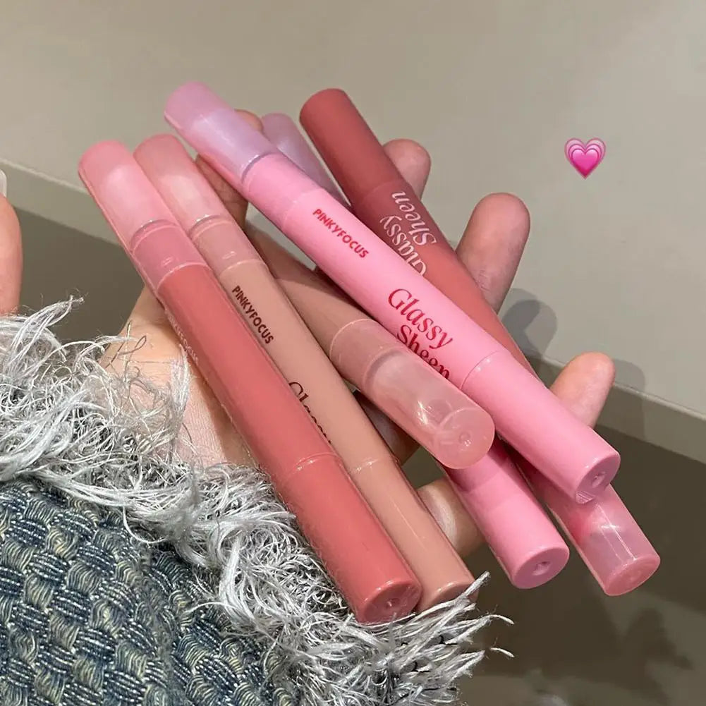 Lip Gloss Vitamin E Lip Serum, Hydrating & Plumping Tinted Lip Gloss, Moisturizing Lip Balm For Glossy Sheer, Smooth Lips