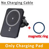 30W Magnetic Wireless Car Charger Air Vent Clip Phone Holder For Magsafe iPhone 16 15 14 13 12 Pro Max Fast Car Charging Stand