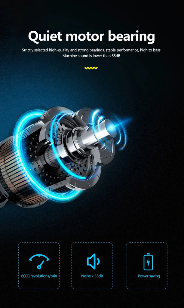 T9 LCD Electric Hairdresser Oil Shaving Head Electric Pusher Carving Electric Pusher Clipper Hair Precision Trimmer for Men Care