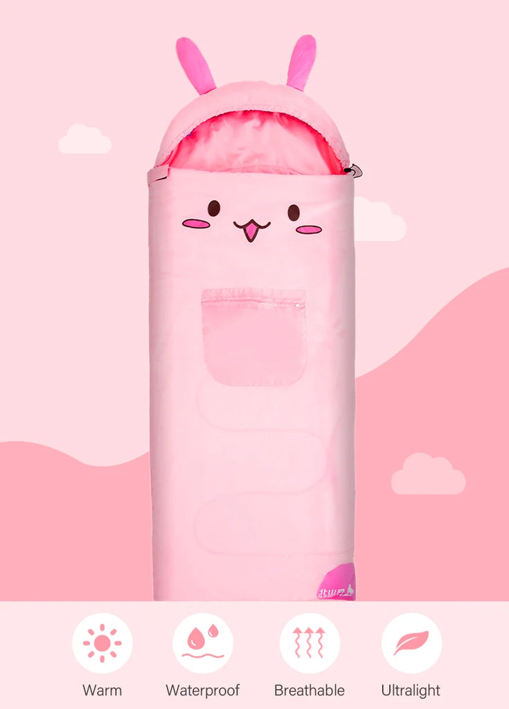 BSWolf Children Cartoon Blanket Camping Sleeping Bag for Children Birthday Gifts Thick 1PC Bedspread On The Bed Animals Sleep