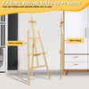 Wooden Artist Easel Adjustable Height Artist Easel Adjustable Drawing Holder tand for Painting Portable Artist Easel Sketch