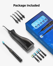 تحميل الصورة إلى عارض المعرض، Fairywill Water Flossers for Teeth 300ML Oral Irrigator Rechargeable Portable Dental 3 Modes Water Tank Waterproof Teeth Cleaner