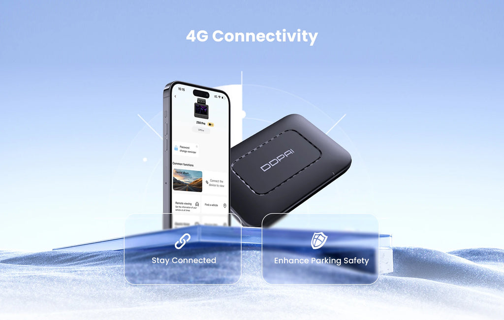 2025 New DDPAI Dash Cam Z50 Pro 4K Car DVR Night Vision 5GHz Wi-Fi GPS ADAS 24h Parking mode Support Front and Rear Camera