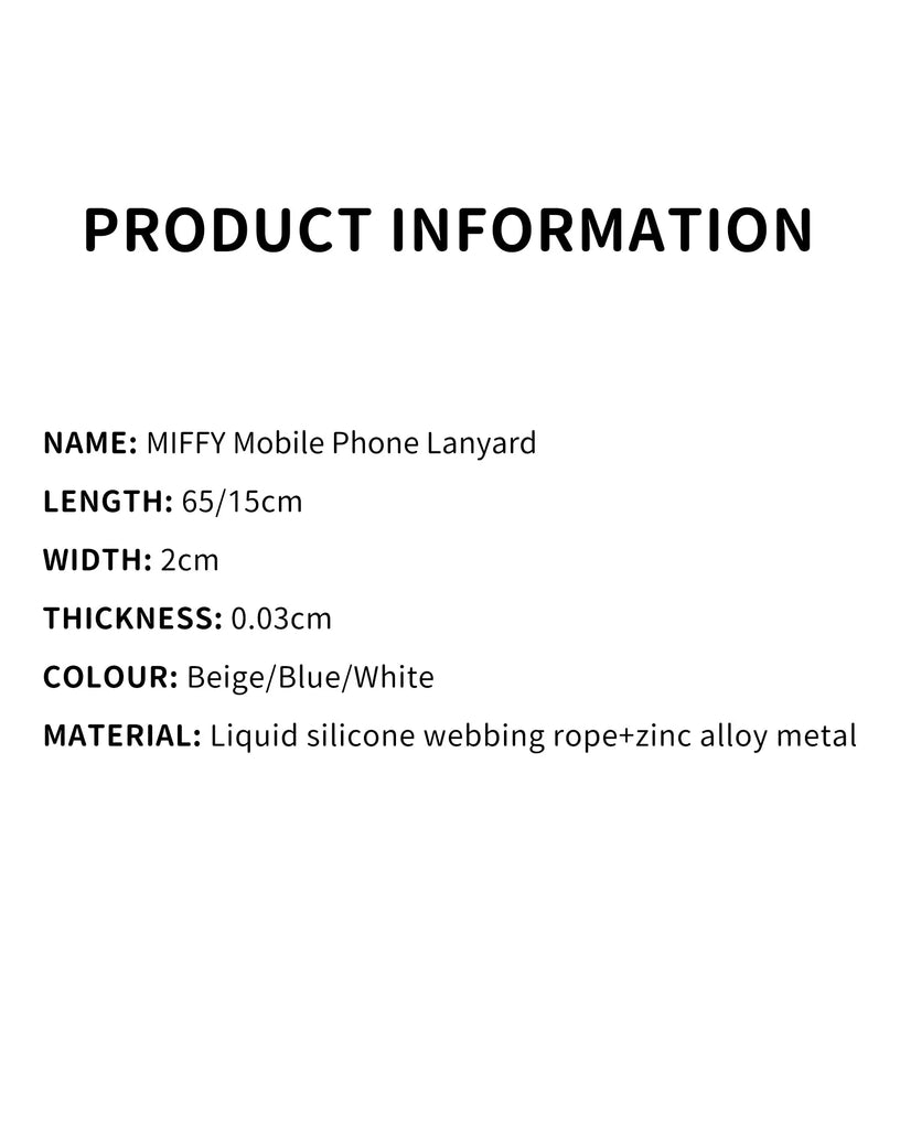 Miffy Mobile Phone Strap/Lanyard