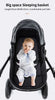Luxury Baby Stroller 3 in1 Portable Travel Baby Carriage Fold Pram High Landscape Aluminum Frame Newborn Infant Stroller