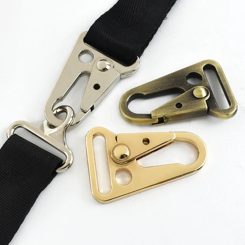 2/4/10Pcs Meetee 25/32/38mm Metal Buckles Bag Strap Snap Trigger Hook Dog Collar Clasp Carabiner Buckle DIY Hardware Accessories