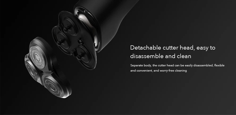 Xiaomi Mijia Electric Shaver S500 Portable Beard Trimmer Dry Wet Shaving Washable beard trimmer Electric Shaver For Man