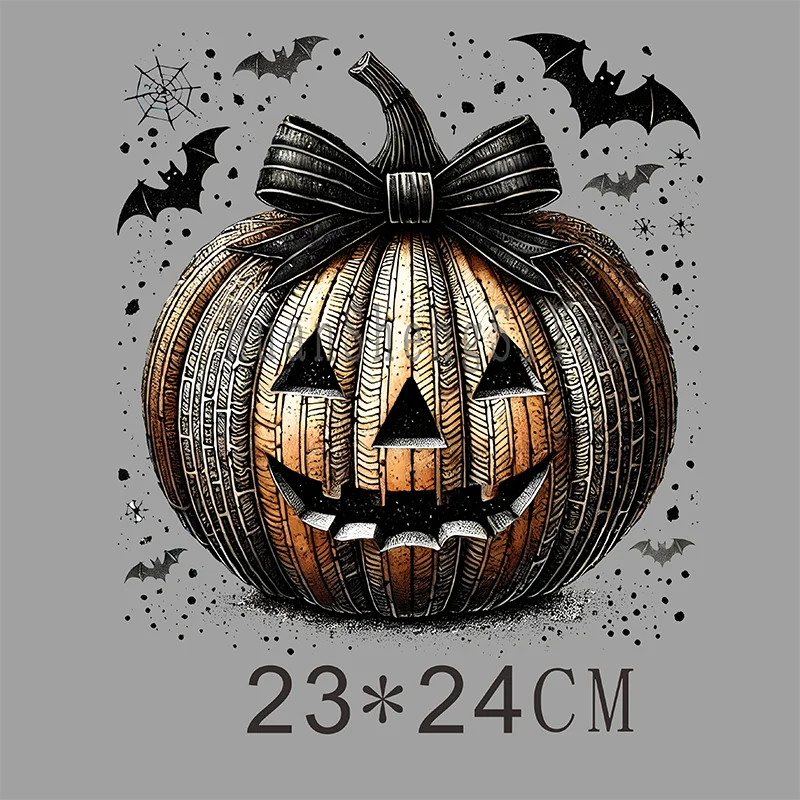 Ironed Sticker Clothing DTF Thanksgiving Halloween Fashion T-shirt Hoodie DIY Jacket Patch Is Waterproof