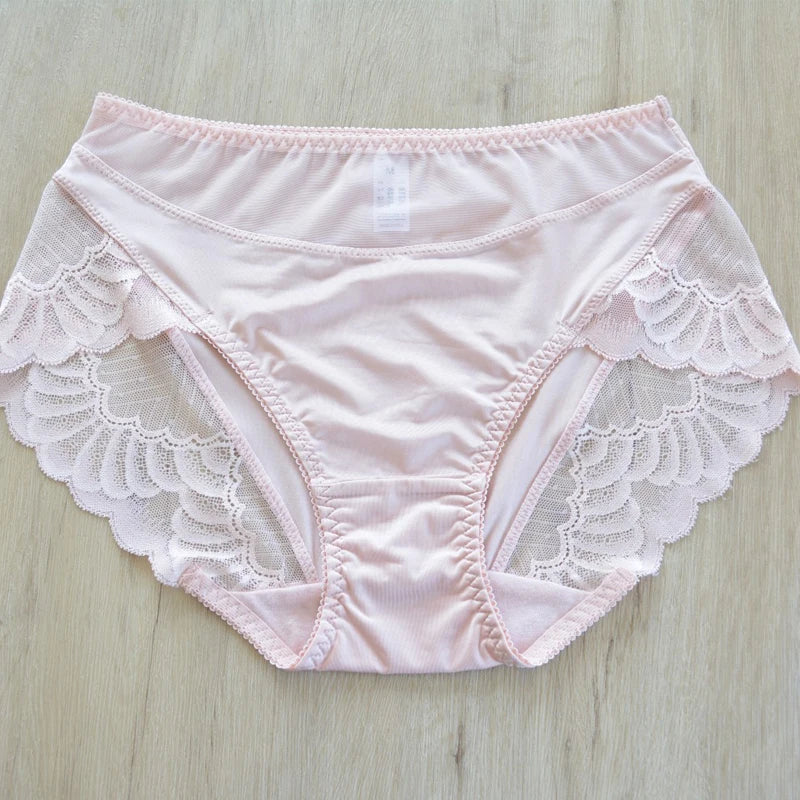 Plus size underpanties Fashion underwear Girl Briefs Pink Ladies Underpanty Comfortable Briefs Women's Panties Lingries