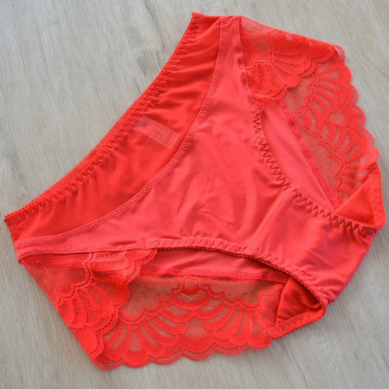 Plus size underpanties Fashion underwear Girl Briefs Pink Ladies Underpanty Comfortable Briefs Women's Panties Lingries