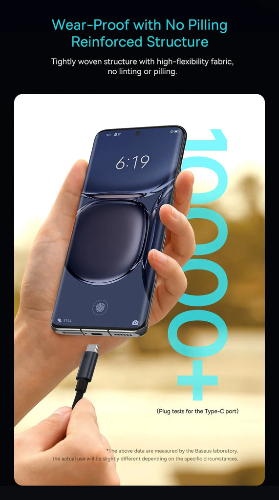 Baseus 100W USB C To Type C Cable For iPhone  16 15 Plus Pro Max PD Fast Charging Charger Cable For Macbook Xiaomi Samsung