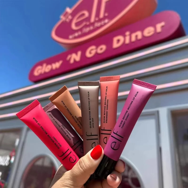 Elf Lip Balm Tinted Lip Gloss Lightweight Hydrating Nourishing Repairing Improve Lip Lines Dryness Create Naturally Plump Lips