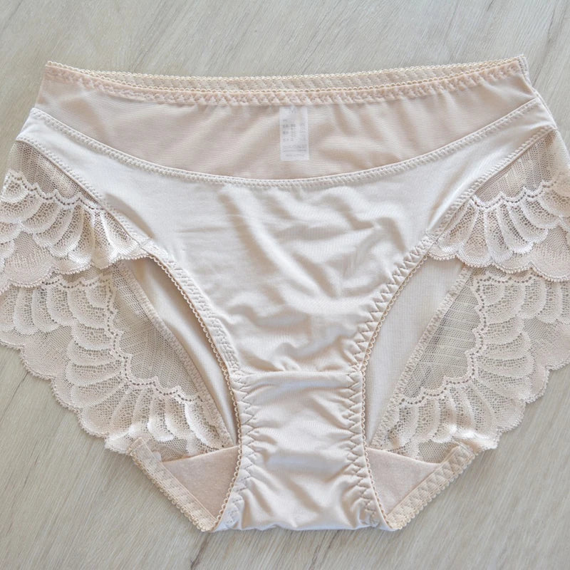 Plus size underpanties Fashion underwear Girl Briefs Pink Ladies Underpanty Comfortable Briefs Women's Panties Lingries